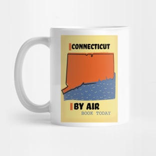 connecticut travel poster. Mug